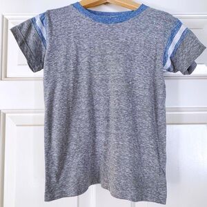 Crewcuts Gray and Blue Short Sleeve Tee - Kids’ Size 4